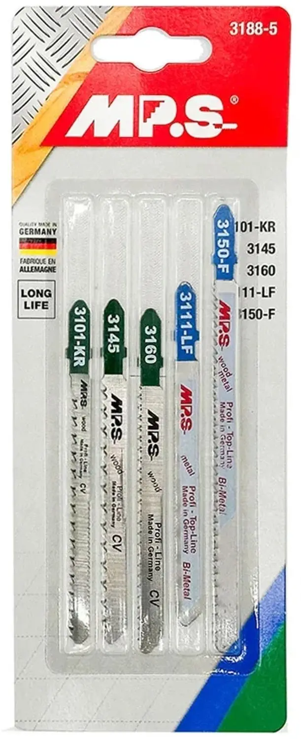 5-delige set decoupeerzaagbladen