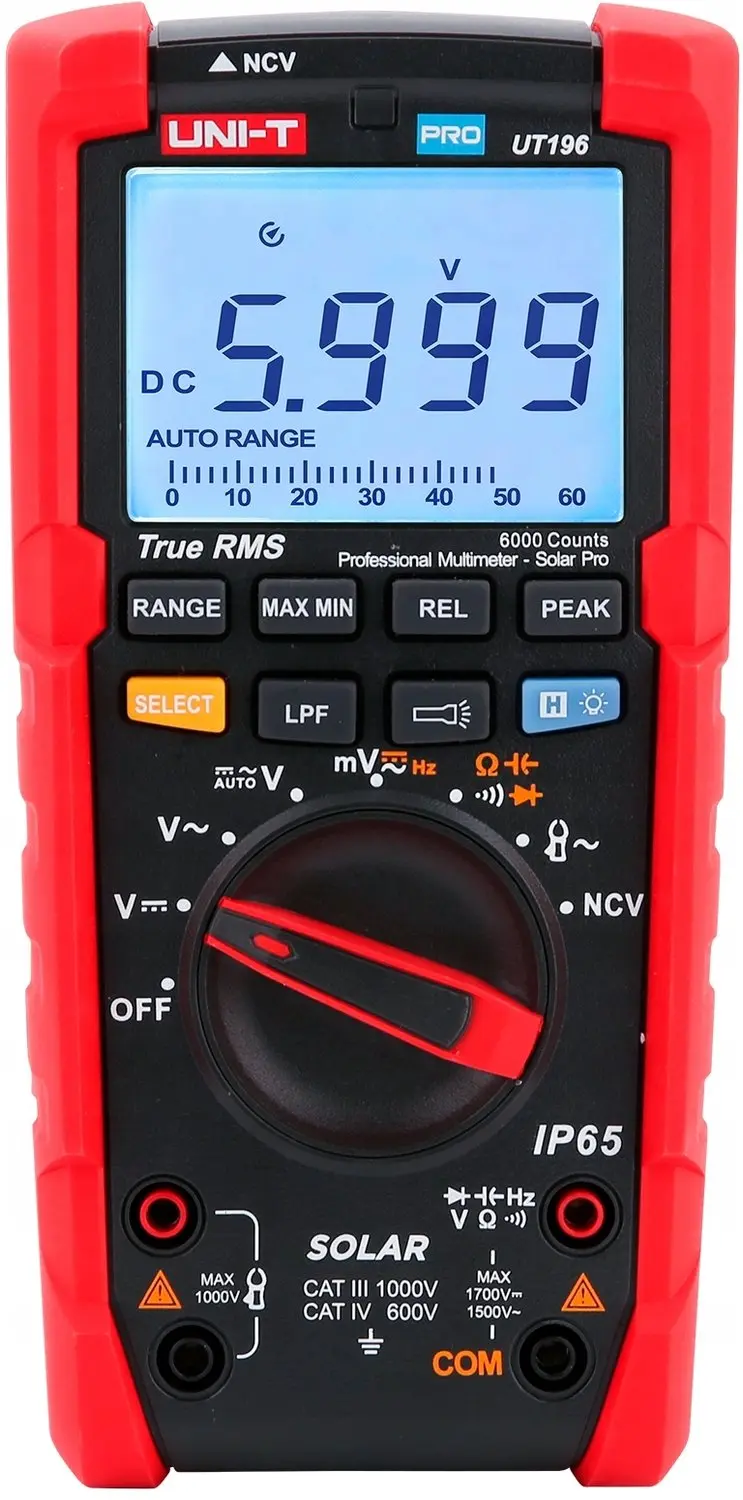UNI-T UT196 Digitale Multimeter - afbeelding 2 van 2