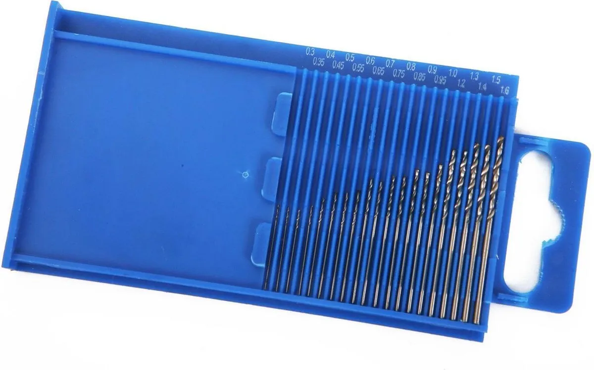 HBM 20-delige HSS Borenset 0,3-1,6mm