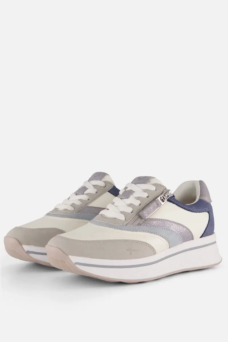 Sneakers Comfort Tamaris blauw Synthetisch