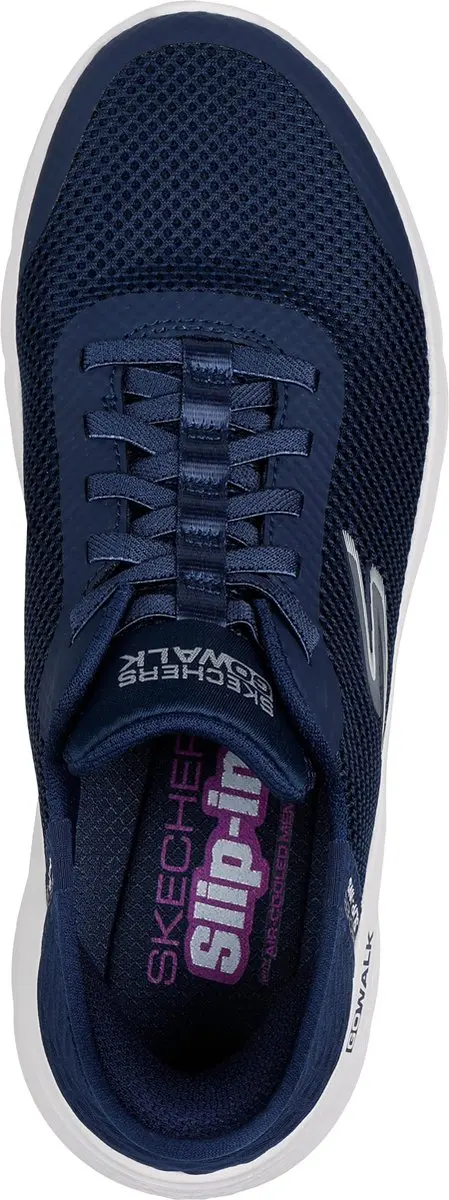 Skechers Slip-ins Go Walk Flex Dames Sneakers - Marineblauw 39.5 - afbeelding 4 van 6