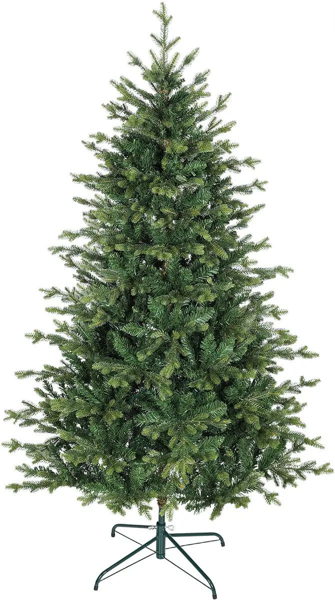 HOMCOM Kerstboom Kunststof, Metaal 100L x 100B x 180H cm Groen