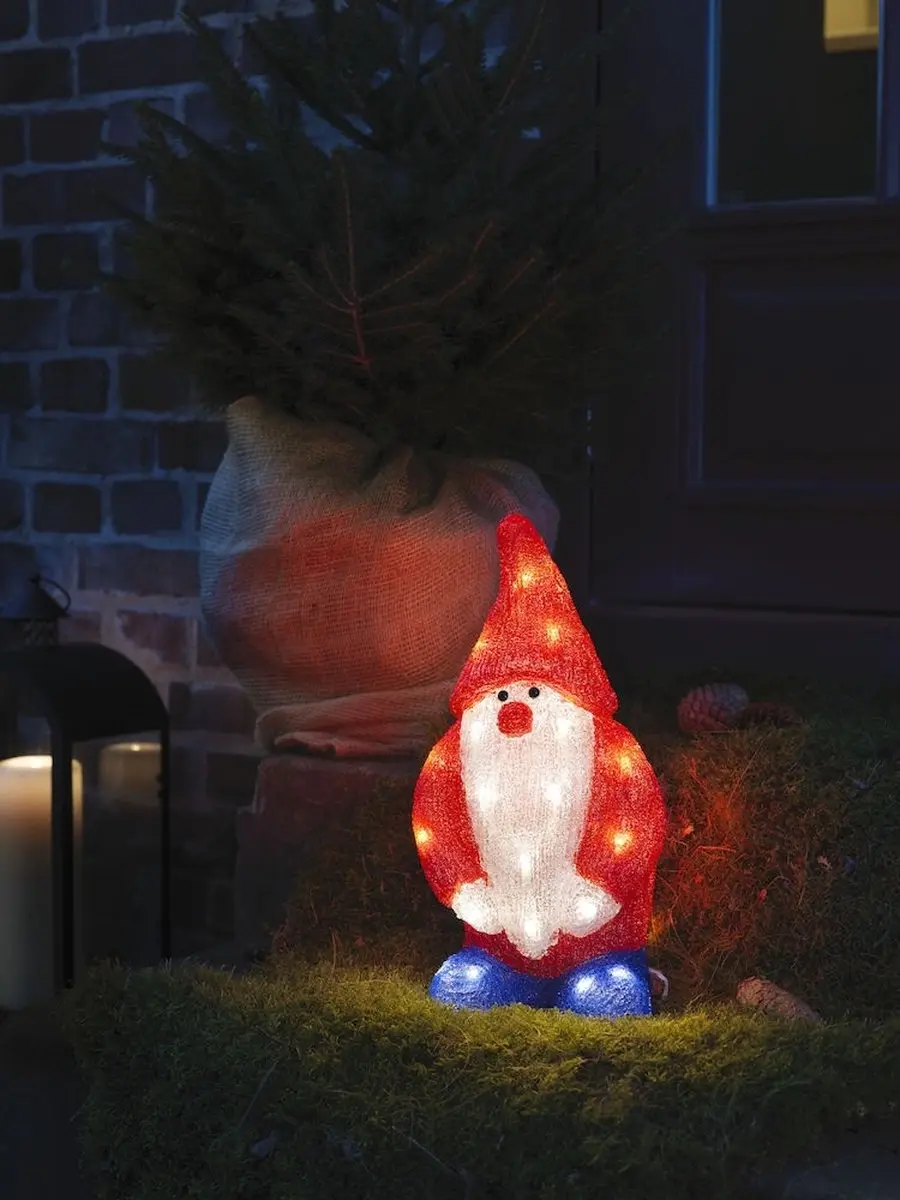 Konstsmide Kerstman Acryl 36cm - 32 Warmwit - afbeelding 5 van 5