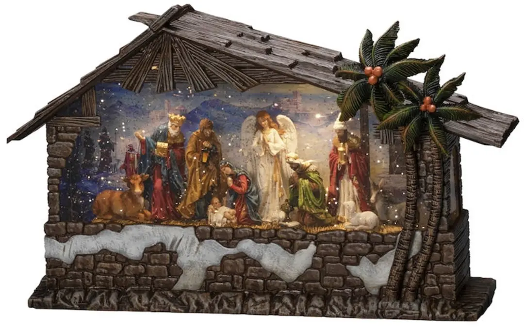 Konstsmide LED Kerststal met Timer