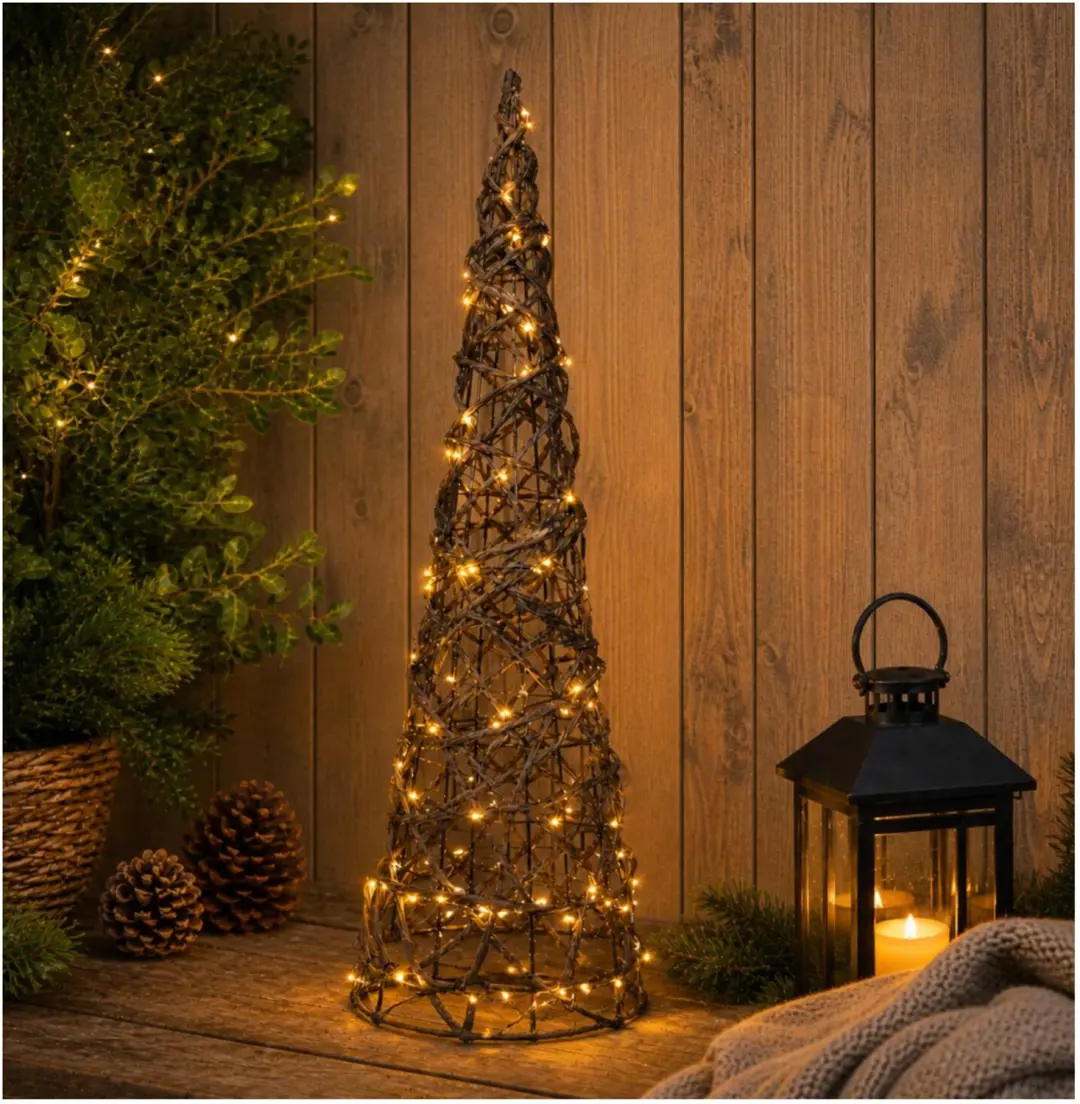 Anna's Collection LED Kegel Kerstboomlamp 60cm