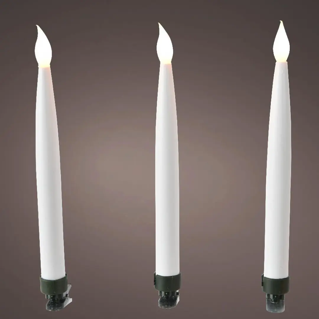 Lumineo LED Candle Lights Steady Groen - afbeelding 2 van 3