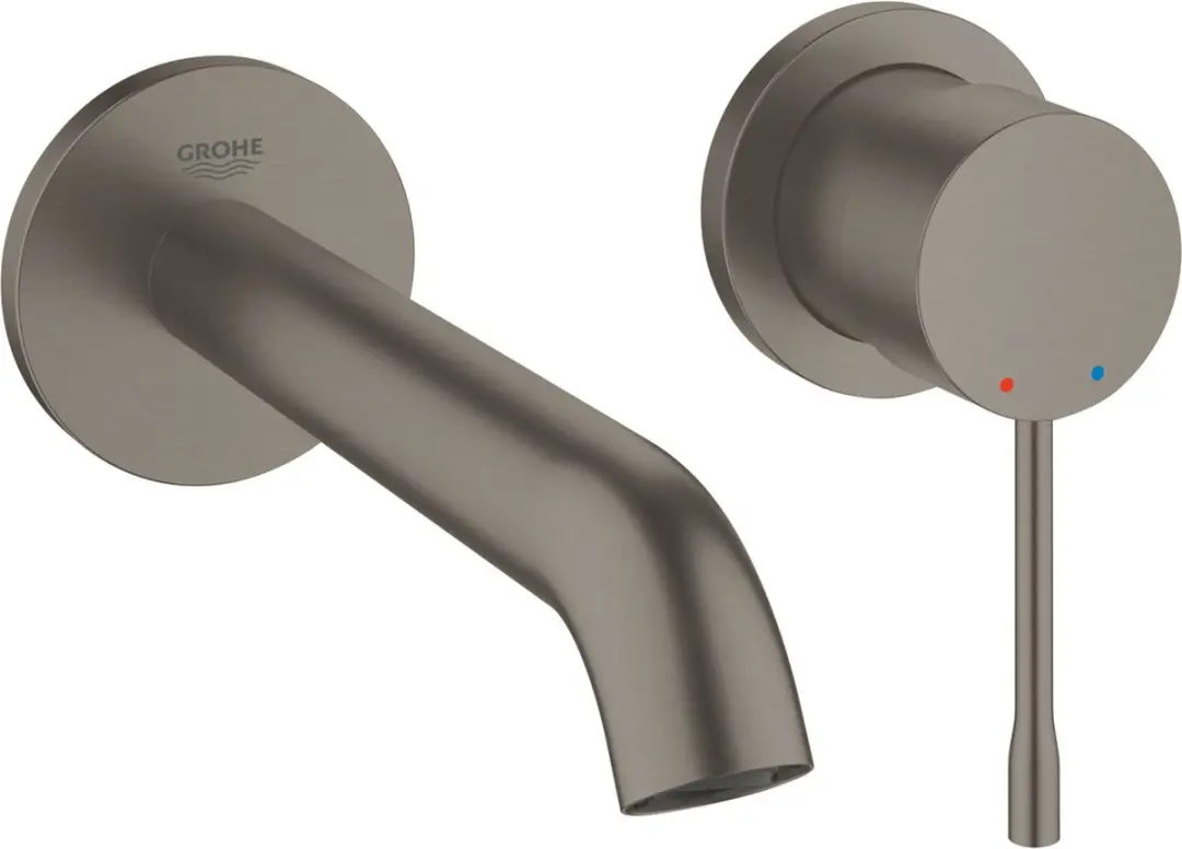 Grohe Essence Afbouwdeel Inbouwmengkraan 2-gats Hard Graphite Geborsteld