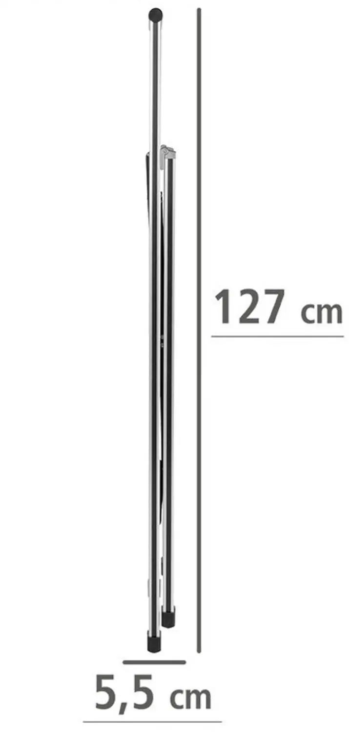 Wenko Huishoudtrap 3-treeds 44x119cm Aluminium - afbeelding 6 van 6