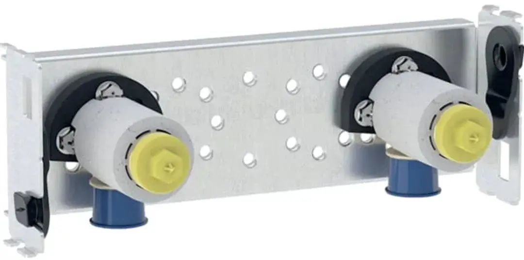 Geberit GIS traverse voor wandkraan opbouw, 153 mm, met twee wateraansluitingen,