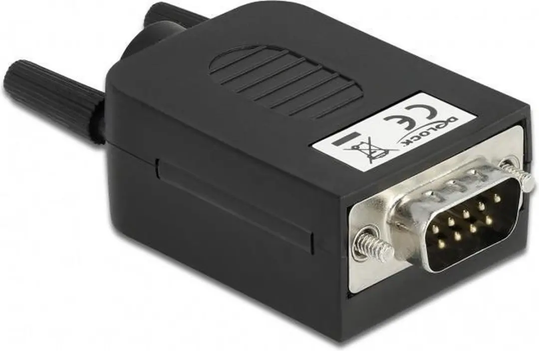 Delock 66232 Seriële Adapter 9-polig - 9x Schroefklemmen Zwart - afbeelding 3 van 6