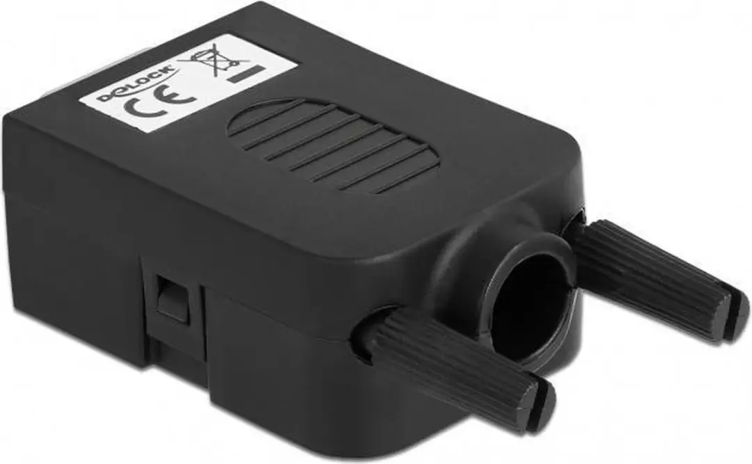 Delock 66232 Seriële Adapter 9-polig - 9x Schroefklemmen Zwart - afbeelding 4 van 6