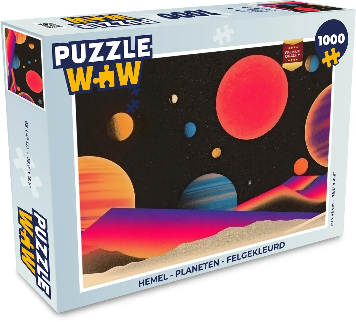PuzzleWow Hemel Planeten Legpuzzel 1000 Stuks