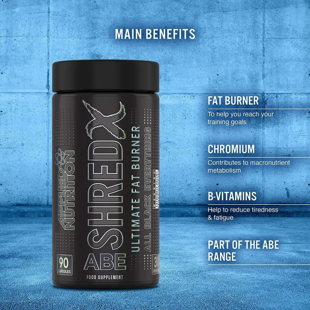 Applied Nutrition Shred X Fat Burner 90 Capsules - afbeelding 3 van 6