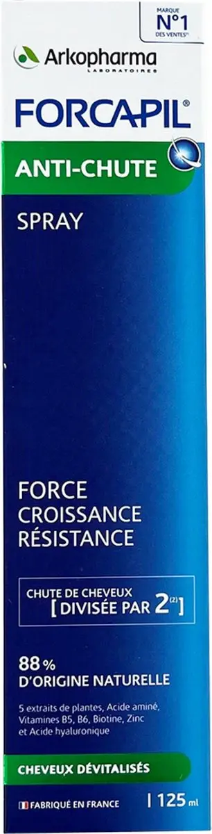 Arkopharma Forcapil Haaruitval Spray 125ml - afbeelding 3 van 6