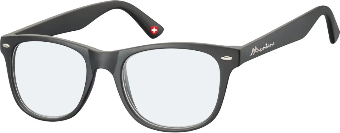 Montana leesbril blue light filter BLF73 +3.00dpt zwart