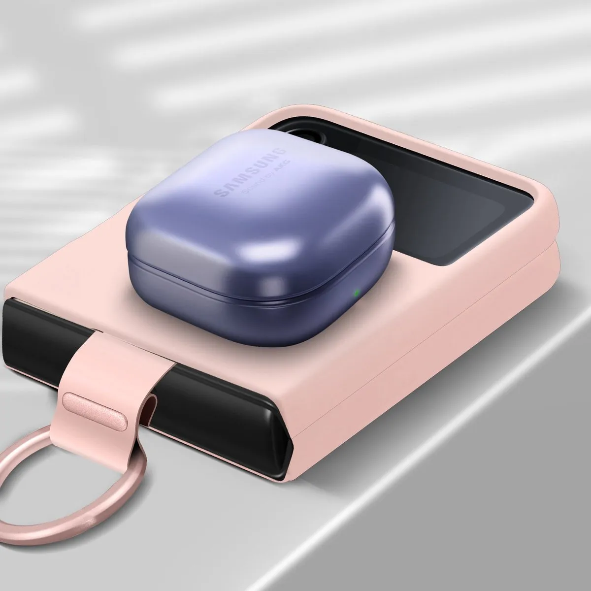 Samsung Siliconen Cover Galaxy Z Flip4 - Roze - EF-PF721TPEGWW