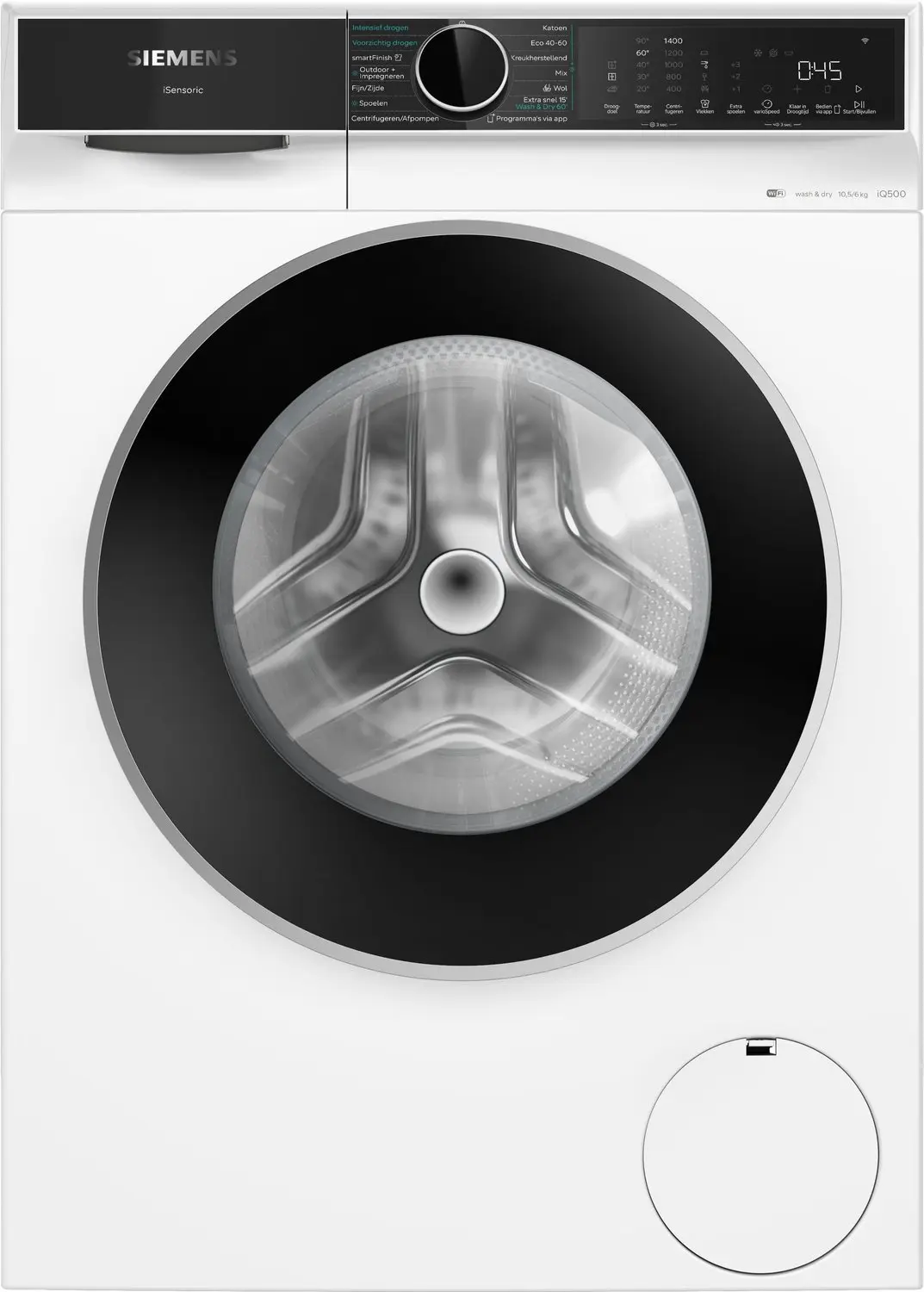 Siemens iQ500 WN54G206NL Was-droogcombinatie 10,5/6 kg