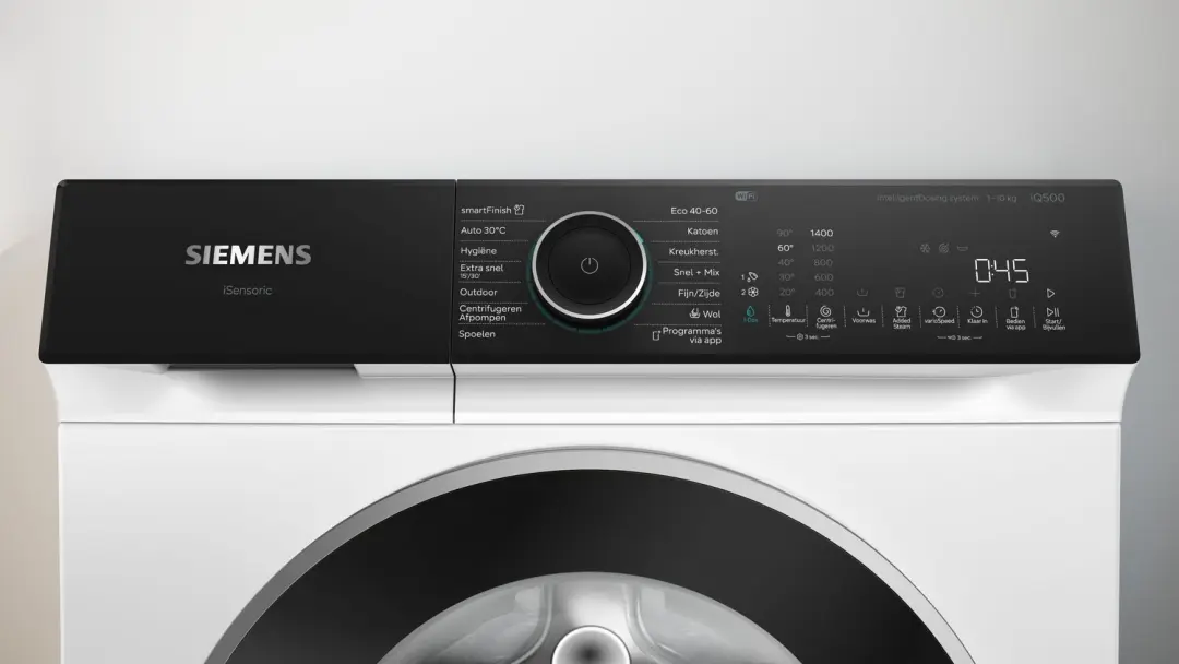 Siemens iQ500 WG54N2A5NL Wasmachine 10kg Wit - afbeelding 5 van 6
