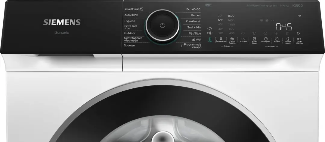 Siemens iQ500 WG56N2A5NL Wasmachine 10kg - Wit - afbeelding 4 van 6