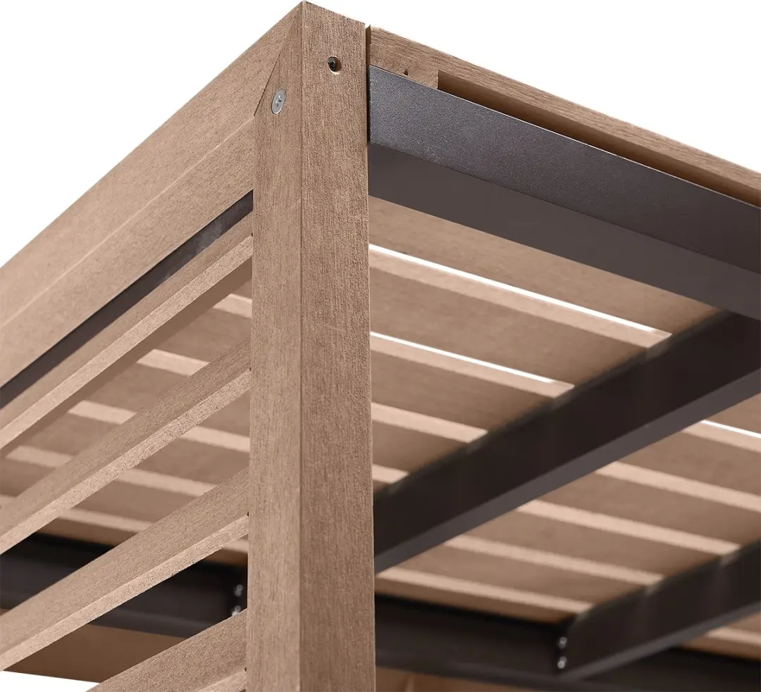 Evolar WPC Airco Omkasting Tropical Teak Small - afbeelding 4 van 6