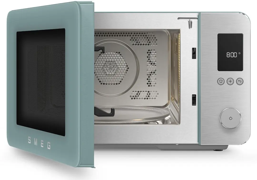 Smeg MOC02EGMEU Combi-Magnetron - 27L - Mat Emerald Green - afbeelding 4 van 6