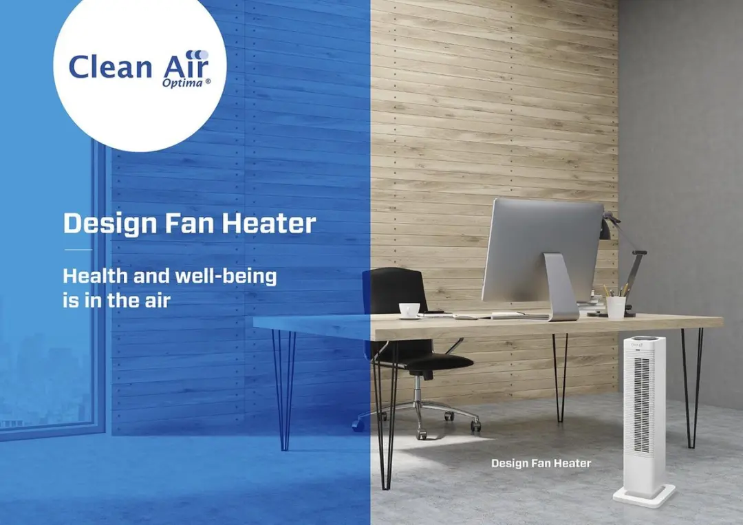 Clean Air Optima CA-904W Ventilatorkachel Wit - afbeelding 3 van 6