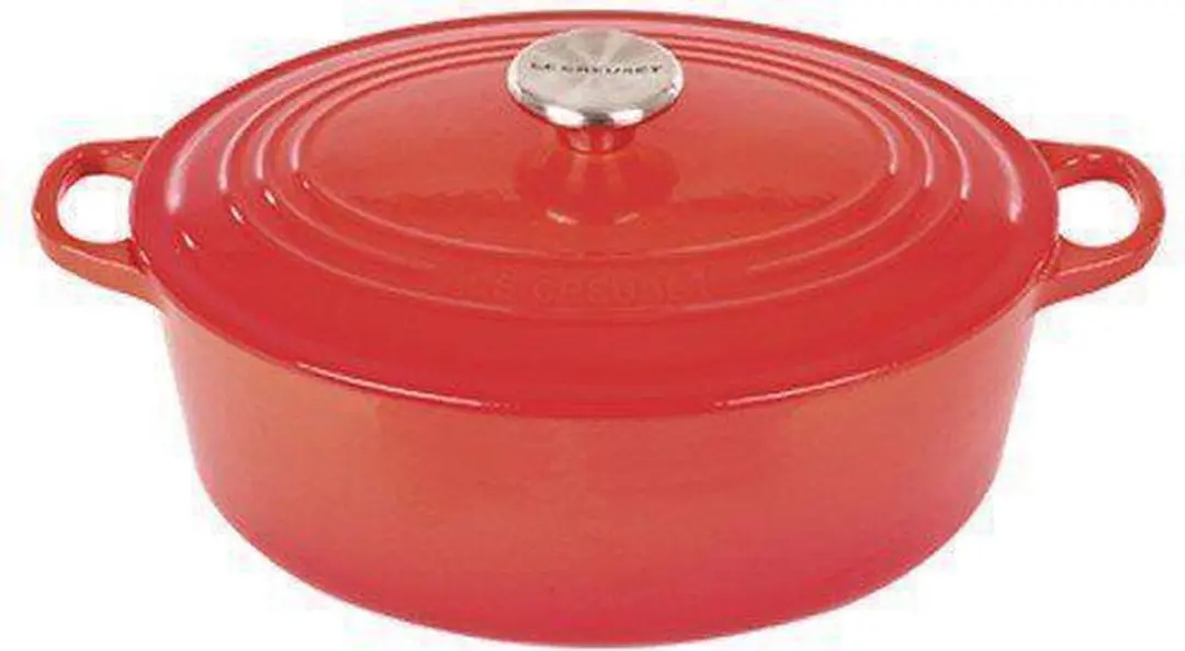 Le Creuset Braadpan Ovale Braad-Stoofpan koraalrood, 27 cm