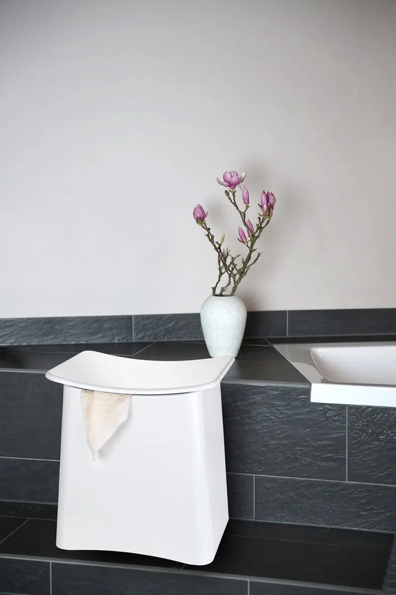 Wenko Wasmand Vleugel 33L Wit - afbeelding 4 van 6