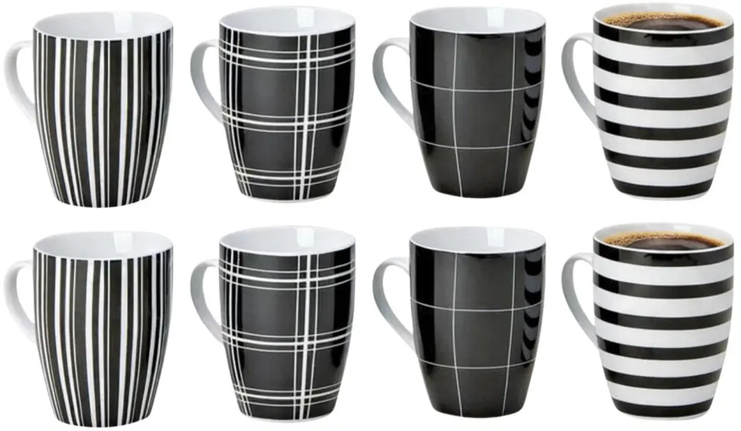 Bellatio Design Koffiekopjes Stripes