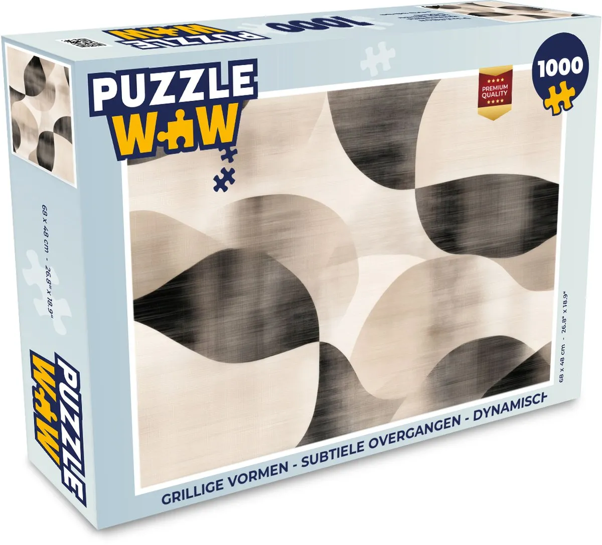 PuzzleWow Puzzel Grillige Vormen 1000 Stuks