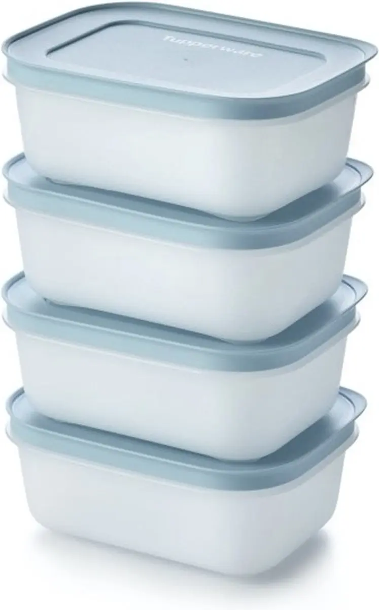 Tupperware diepvries/igloo dozen 4 stuks (nieuwe kleur)