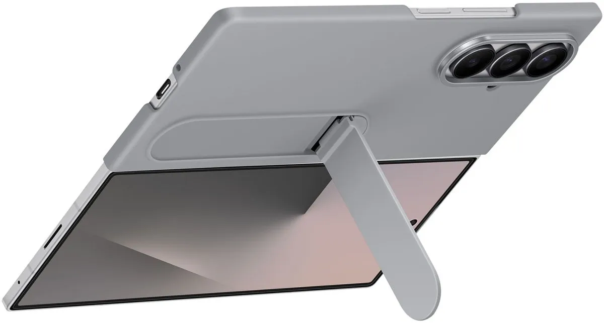 Samsung Galaxy Z Fold 7 Hoesje - Silicone Grijs - MPN 8806097469216