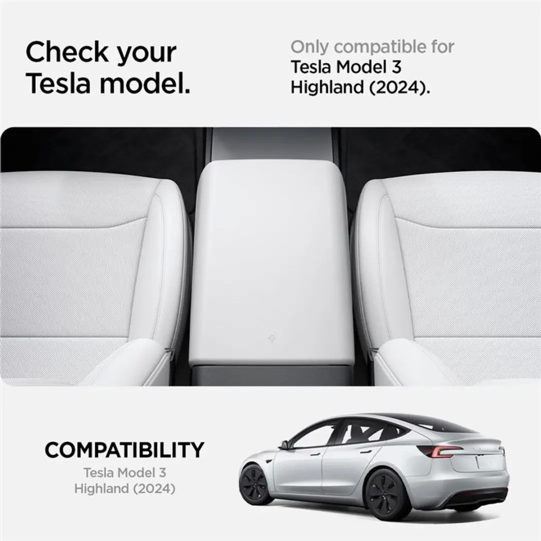 Spigen TO240H Armsteunhoes Tesla Model 3/ Y - Transparant - afbeelding 4 van 6