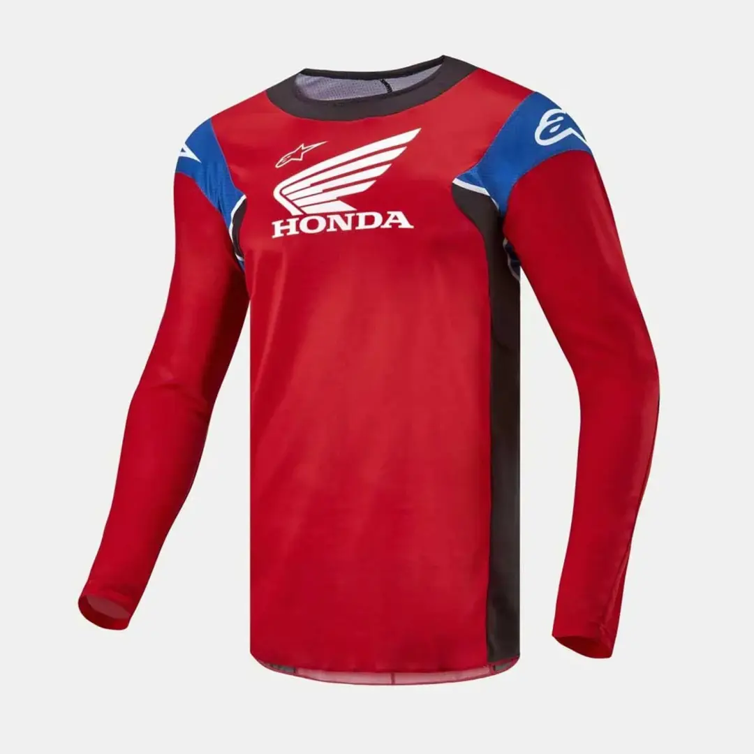 Alpinestars Honda Racer Iconic Jersey - M - Helderrood/Zwart/Wit - afbeelding 4 van 5