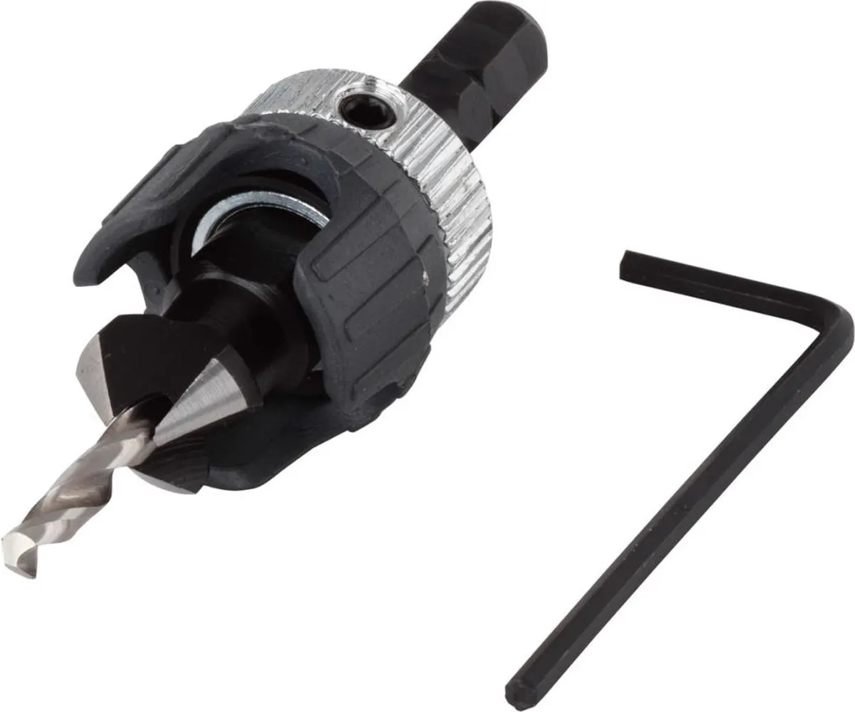 Wolfcraft Verzinkboor Dieptestop Ø4-5mm