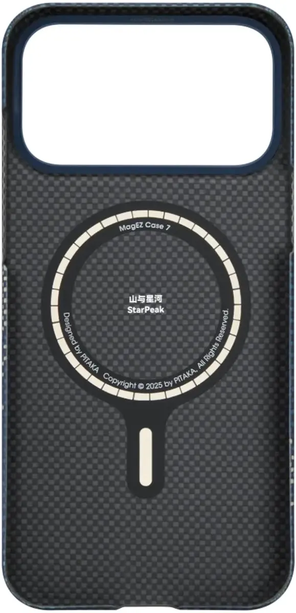 Pitaka Edge Case iPhone 17 Pro KI1705MP - Blauw - afbeelding 4 van 6