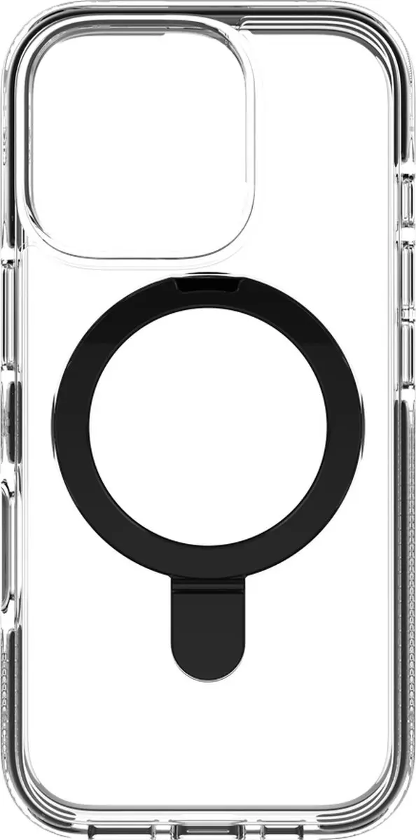 ZAGG Santa Cruz Snap iPhone 15 Pro Hoes - Zwart/Transparant - afbeelding 3 van 4