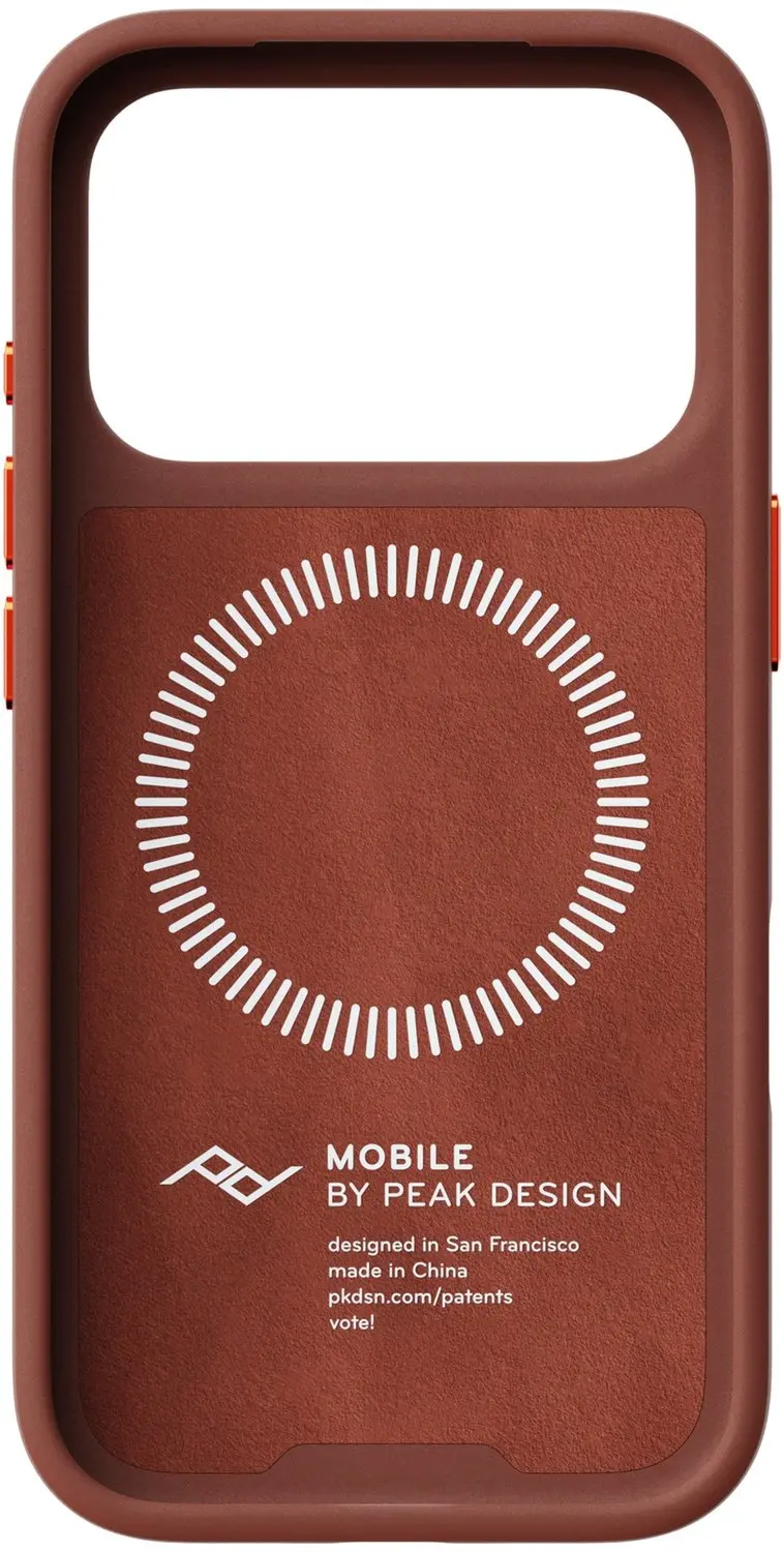 Peak Design Slimlink iPhone 18 Pro Loop Hoesje - Redwood - afbeelding 2 van 2