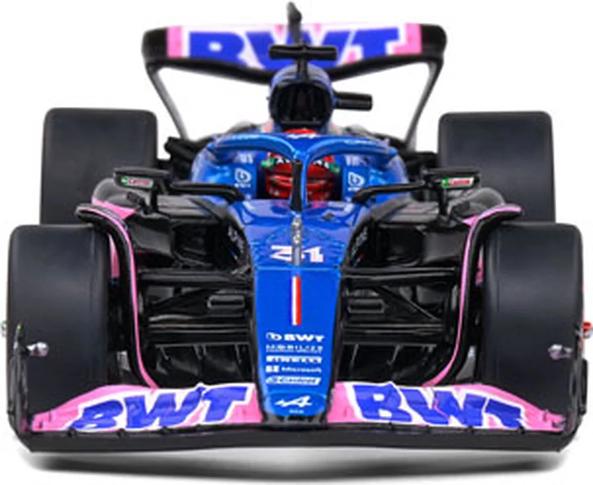 Formule 1 Alpine F1 Team A523 #31 Ocon Monaco GP 2023 - Solido 1:43 - Blauw/Zwart/Roz
