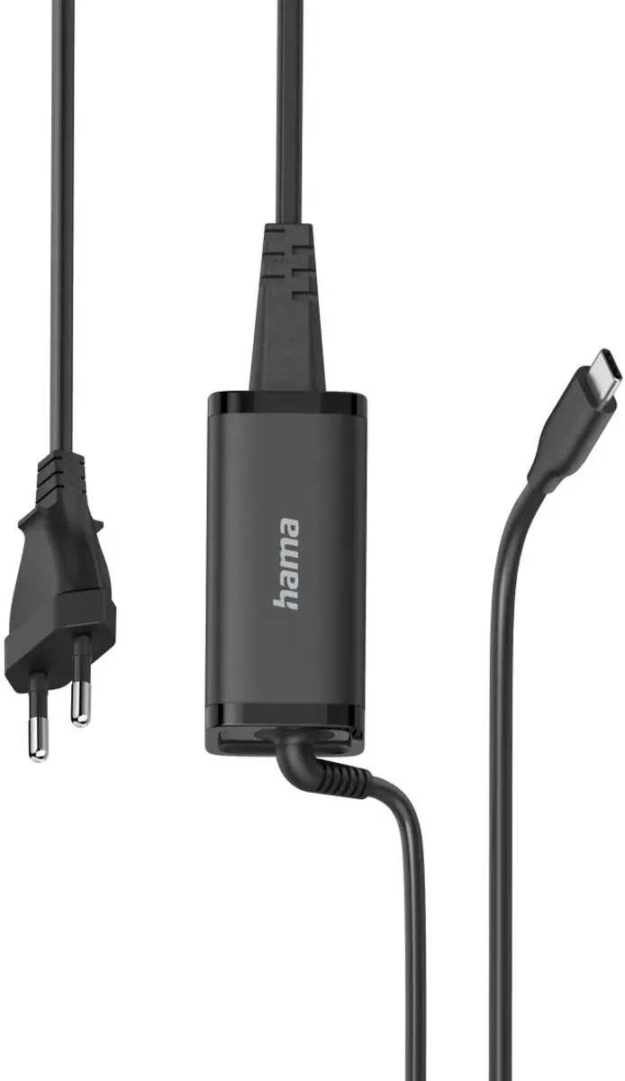 Hama GaN 45W USB-C Oplader - Zwart - afbeelding 5 van 5