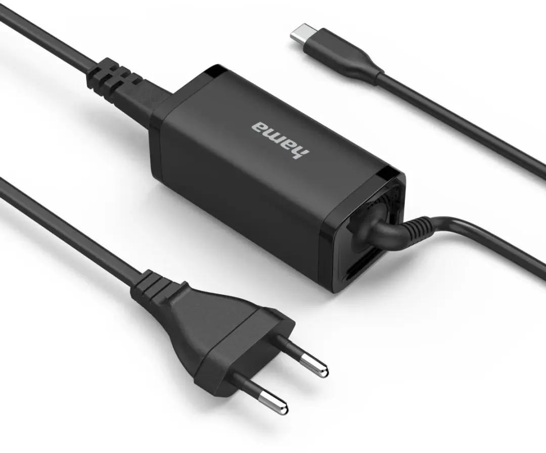 Hama GaN 45W USB-C Oplader - Zwart - afbeelding 3 van 5