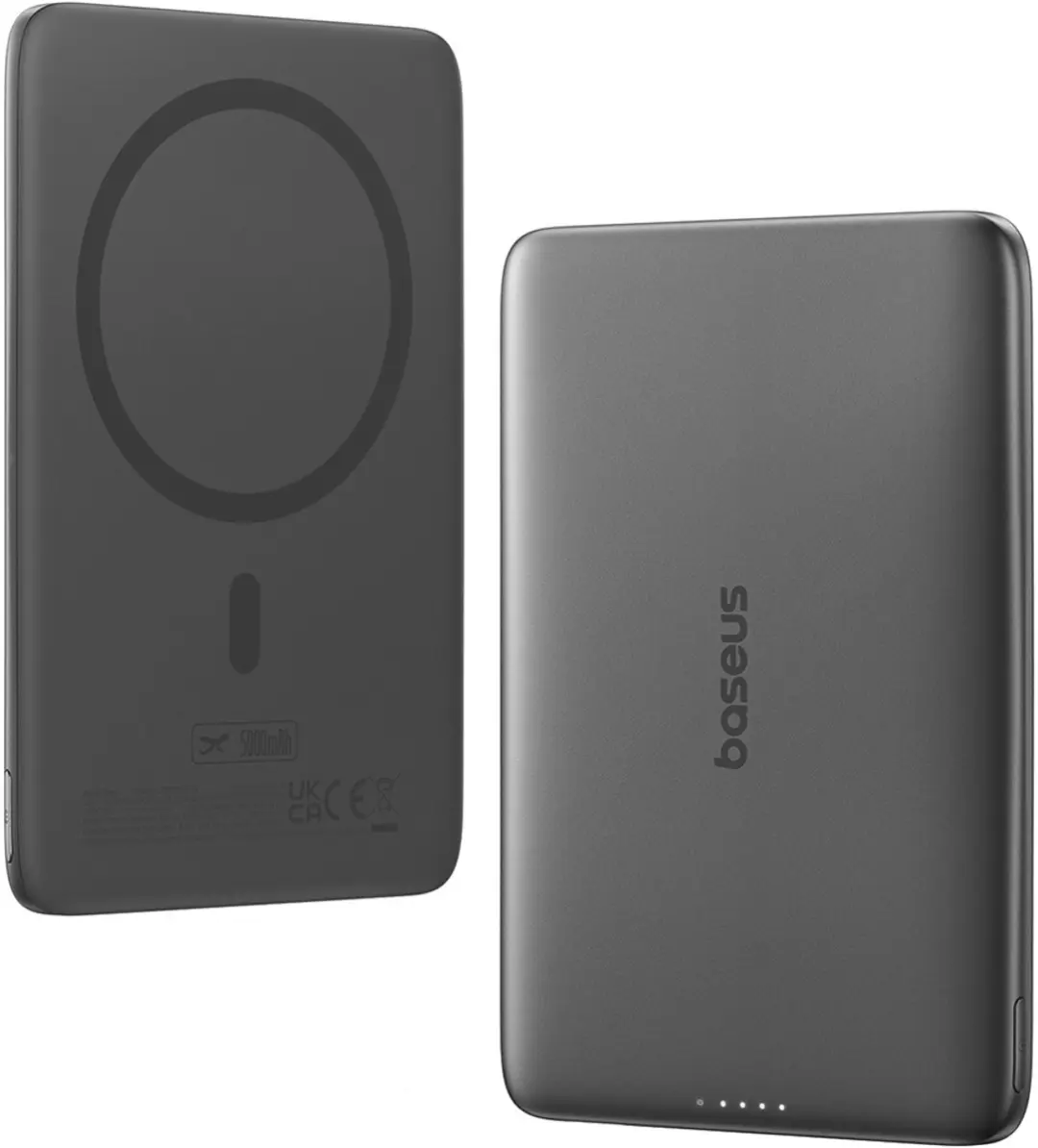 Baseus PicoGo AM41 Powerbank 5000mAh 20W - Zwart - afbeelding 2 van 6