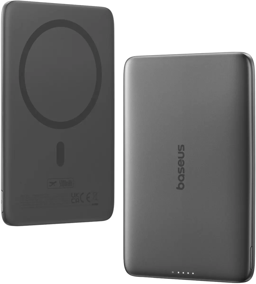 Baseus PicoGo AM41 Powerbank 5000mAh 20W - Zwart - afbeelding 6 van 6