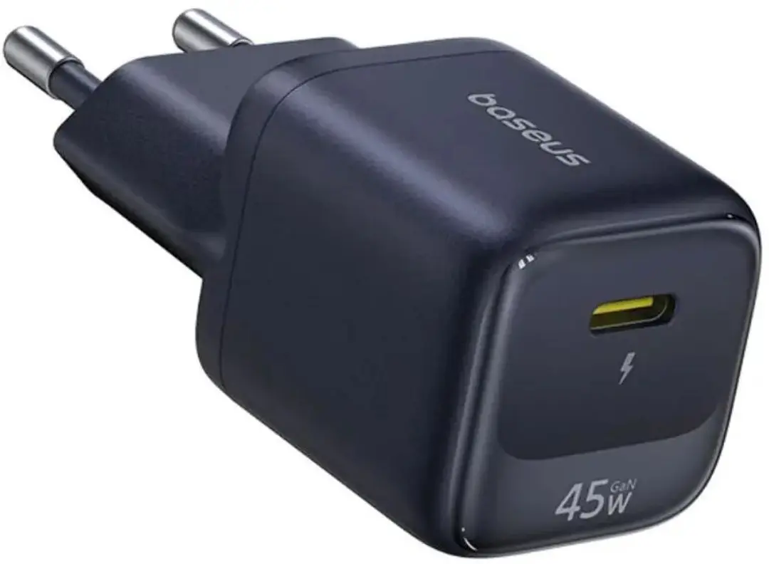 Baseus EnerFill FN22 GaN6 USB-C Snellader 45W - Zwart - afbeelding 3 van 6