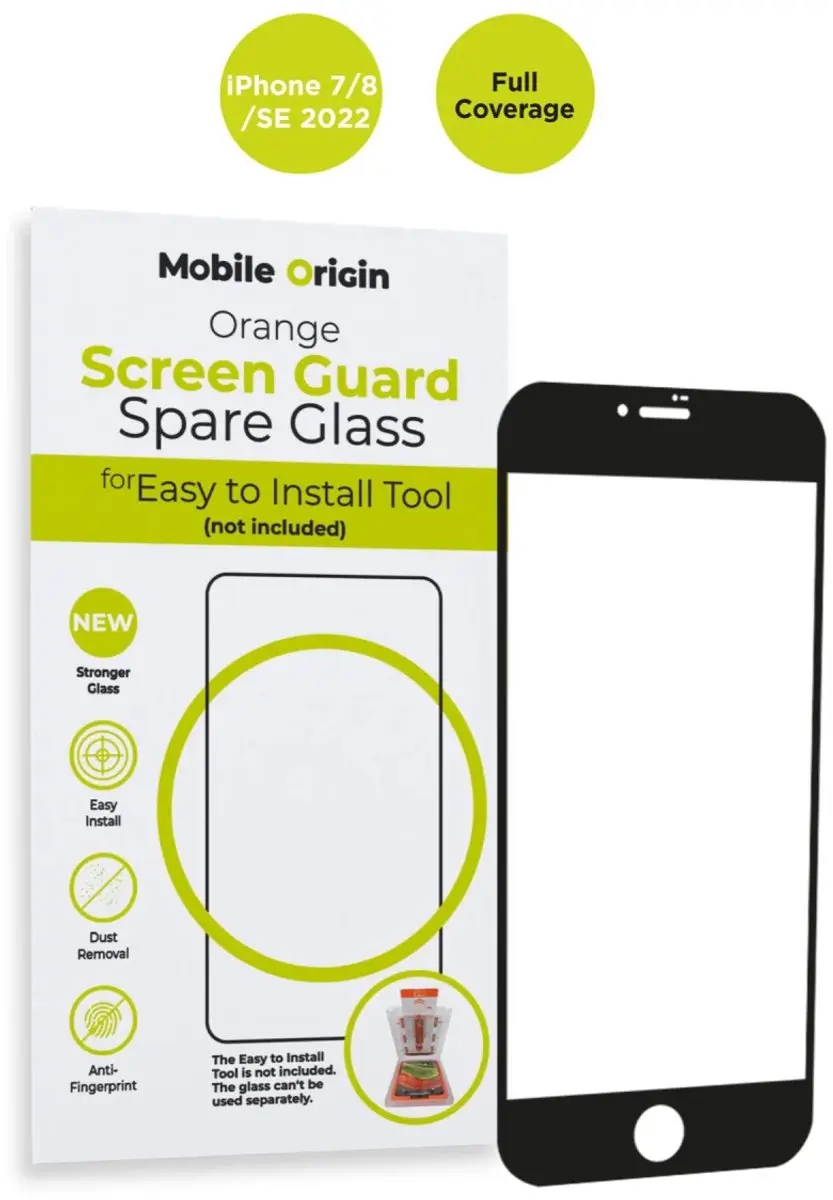 Mobile Origin Oranje Schermbeschermer iPhone 8/7/SE 2022/2020