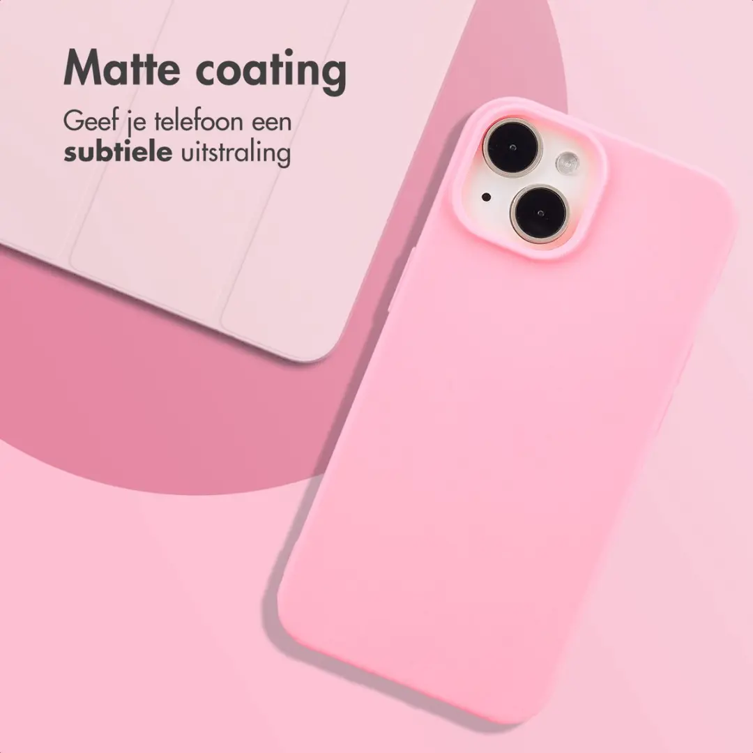 Imoshion Color Backcover iPhone 15 - Roze - afbeelding 2 van 6