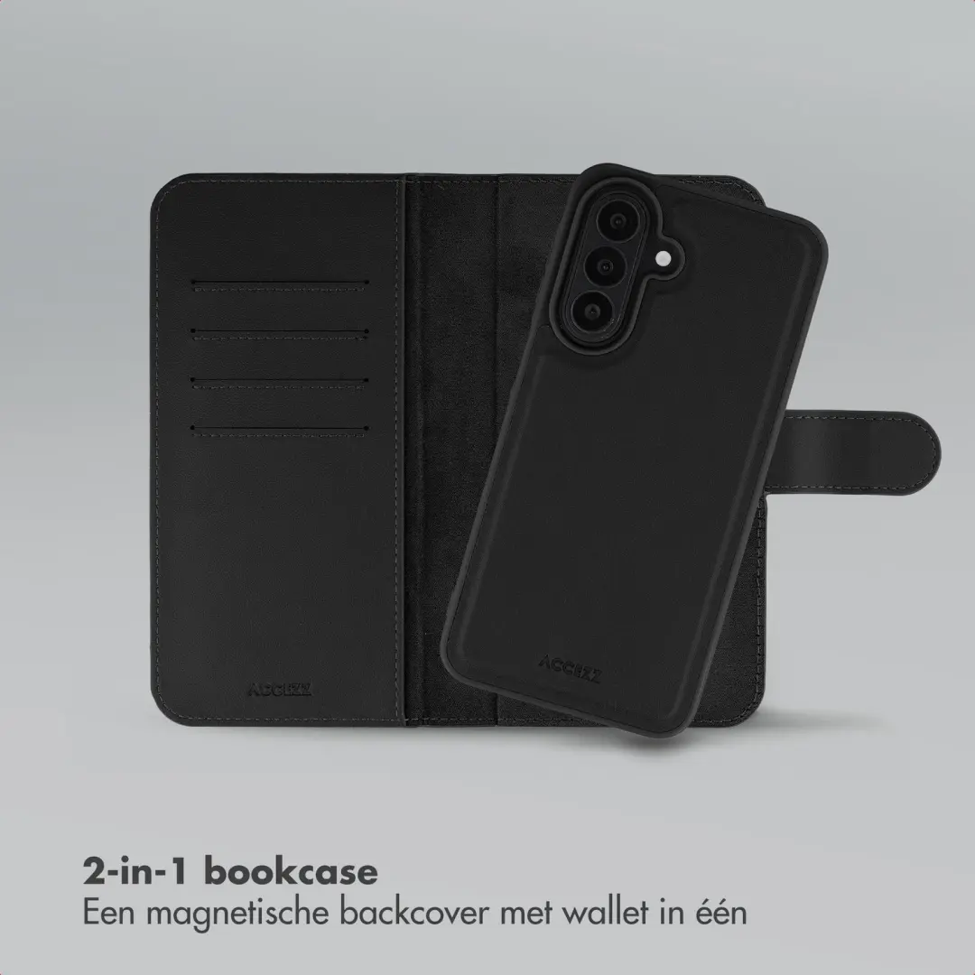 Accezz Edge Bookcase Hoesje - Samsung Galaxy A27 5G - Zwart - afbeelding 4 van 6