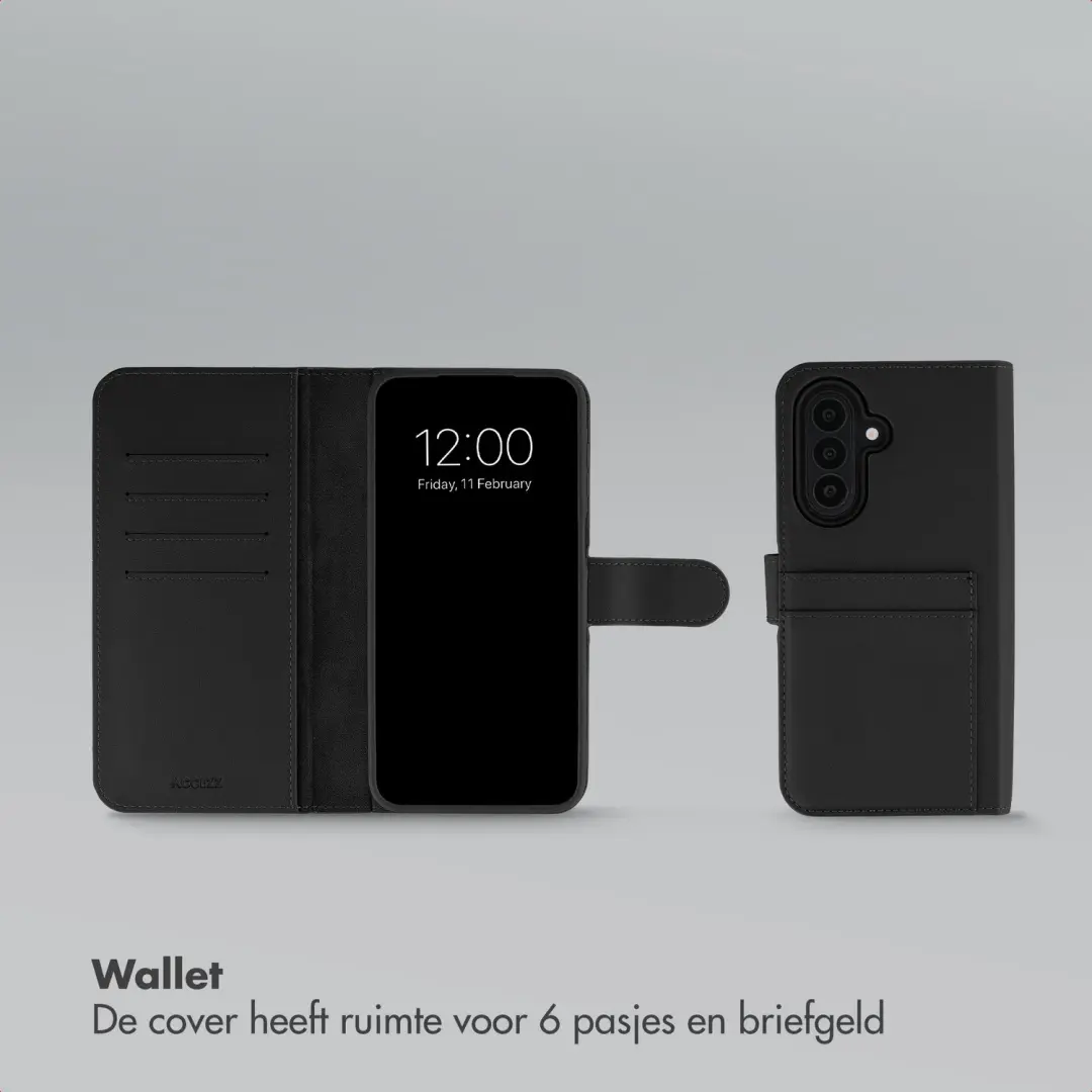Accezz Edge Bookcase Hoesje - Samsung Galaxy A27 5G - Zwart - afbeelding 6 van 6