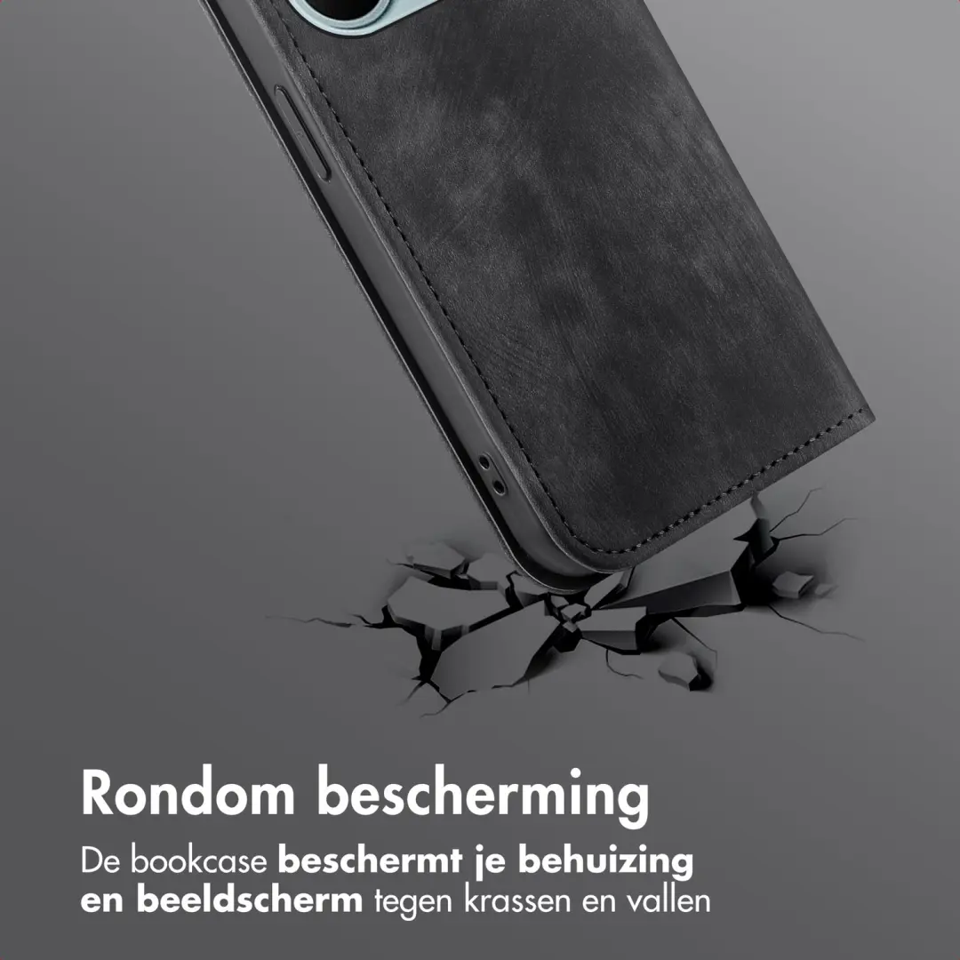 imoshion Slim Bookcase Hoesje - Xiaomi Redmi Note 17 (5G) - Zwart - afbeelding 5 van 5
