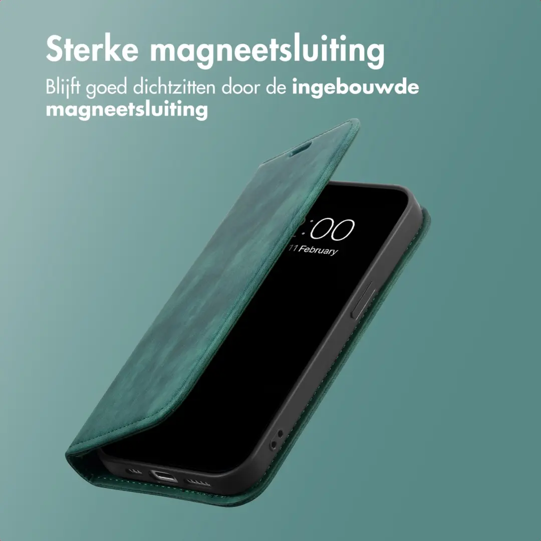 Imoshion Slim Bookcase Hoesje Xiaomi Redmi Note 17 Groen - afbeelding 2 van 6